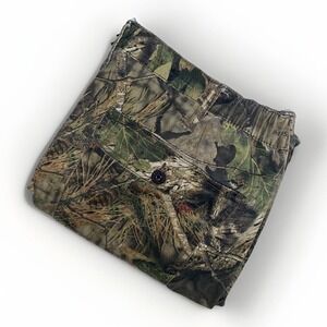 Vintage Mossy Oak Camo Cargo Pants Mens Size 40x32‎ Camouflage Elastic Waist